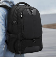 Mochila de gran capacidad para hombre, bolsa de viaje con compartimento para zapatos, capacidad expandible, con interfaz USB - details 0