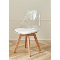 silla nordica blanca