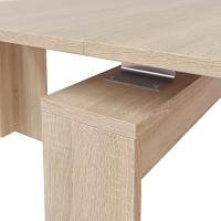 Consola, Mesa Extensible, Mesa para Salón, recibidor o Cocina, Acabado en Roble Canadiense, Medidas: 50-235 cm (Largo) x 90 cm (Ancho) x 78 cm (Alto) - details 4