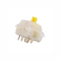 Gateron switches milky yellow pro red ear Lubed Switch SMD RGB mx stem switch for nical keyboard 5pin - details 1