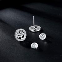 Pendientes Árbol de la Vida para Mujer Plata de Ley 925 Pendientes con Caja de Regalo Joyas Regalo para Esposa Madre Hija - details 1