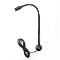 Lámpara LED de lectura de mesita de noche, luz de cuello de cisne largo, DC5V, USB, L40cm, CNC, con interruptor, negra, plateada, 4000K, para reparación de trabajo - details 10