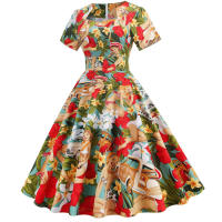 Fiesta de mujer, falda fina de lunares, retro, elegante - details 4