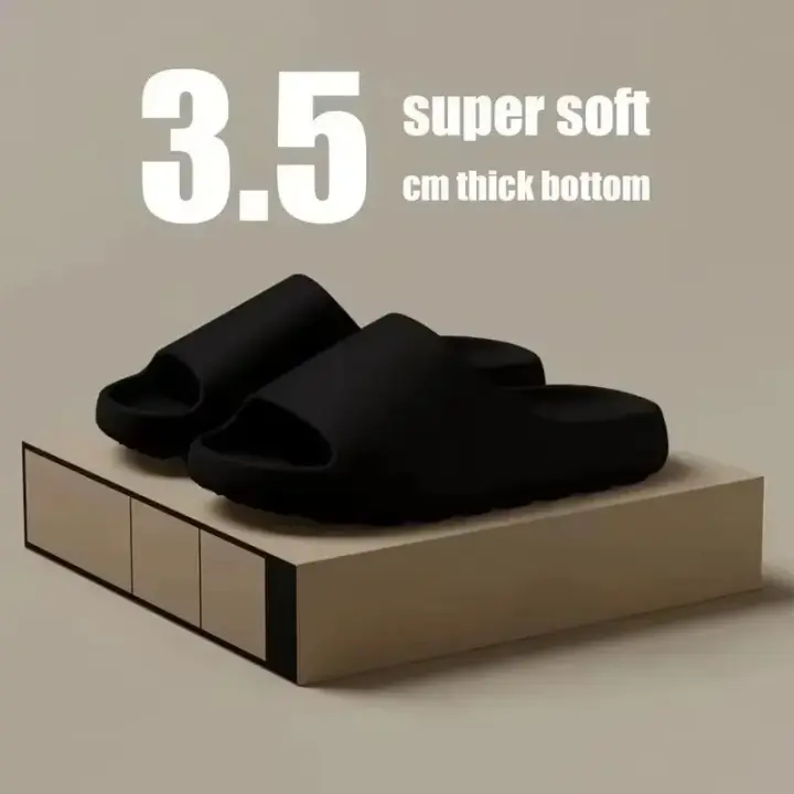 Zapatillas de coco de moda de verano con suela gruesa de nube para hombres y mujeres - 1