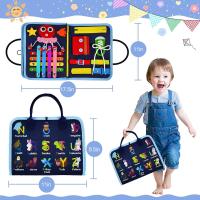 Juguete creativo para bebé, tablero educativo sensorial, actividad de mano, aprendizaje temprano, divertido para bebés y niños pequeños, 1 Juego - details 17