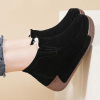 Botines clásicos forrados de piel para mujer, botas de suela antideslizante, ligeras, peludas, cómodas, cálidas para la nieve, para exteriores, Invierno - details 5