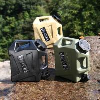Cubo para beber al aire libre de 12L, contenedor portátil de almacenamiento de agua de gran capacidad, tanque de agua para acampar resistente al desgaste a prueba de fugas - details 1