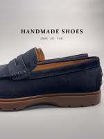 Mocasines de alta gama, cuero genuino, piel de vaca de primera capa, zapatos de moda hechos a mano con un pedal. - details 20