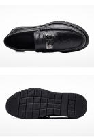 Nuevos zapatos casuales de cuero vacuno de primera capa para hombre, zapatos Doudou transpirables de cuero genuino - details 19