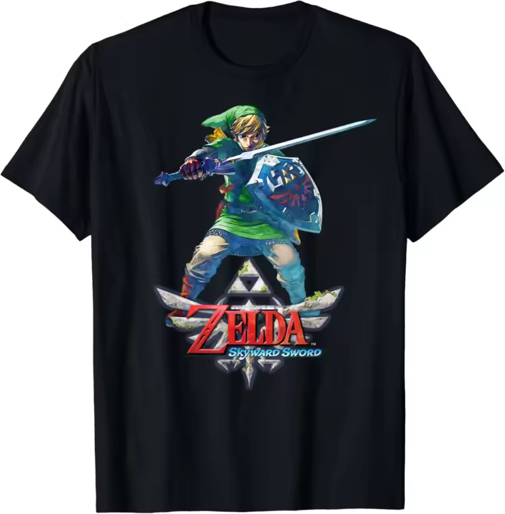 Camiseta de Zelda Skyward Sword Link Ready For Battle - 1