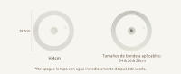 Tapa universal para ollas, cacerolas y sartenes CAROTE con borde de silicona resistente al calor y vidrio templado - details 6