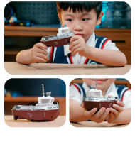 Mini barco de rescate a Control remoto para niños, barco de carreras a prueba de agua, 1/32G, 2,4 - details 14