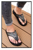 Chanclas para hombre, duraderas, antideslizantes, de suela gruesa, sandalias de playa de verano para exteriores, a la moda. - details 3