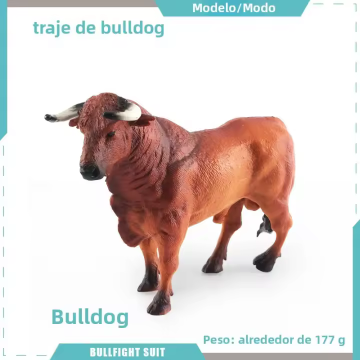 Estatuilla Coleccionable de Torero y Toro Escena Taurina Estática en Resina - 1