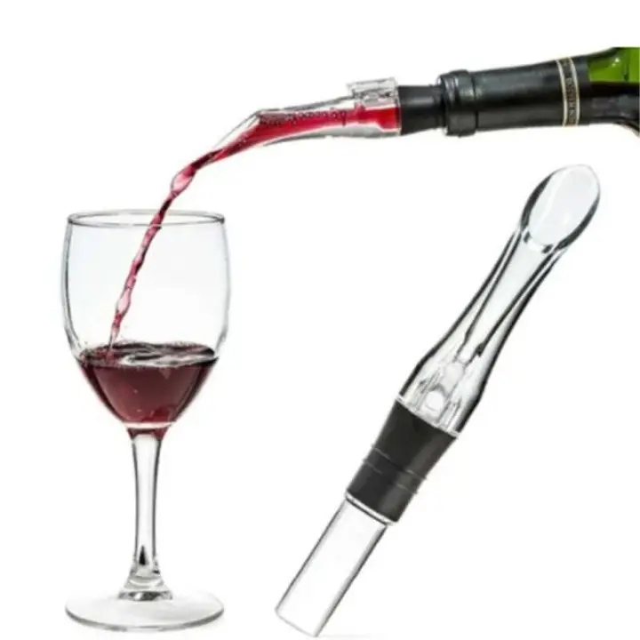 Aireador avanzado acrílico, tapón de vino tinto, botella, dispensador oral, boquilla para botella - 1