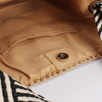 Bolso tejido de cuerda de papel para mujer, vacaciones en la playa, bolso de hombro ajustable, moda de nicho - details 1