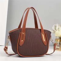 Bolso de hombro diagonal de gran capacidad de cuero de alta gama para mujer a la moda, cierre de cremallera, estilo otoño 21380 - details 6
