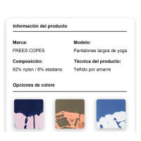 FREES Copes【Nuevas llegadas】 Pantalones de yoga para mujer Cintura alta con levantamiento de glúteos - Transpirable - details 1