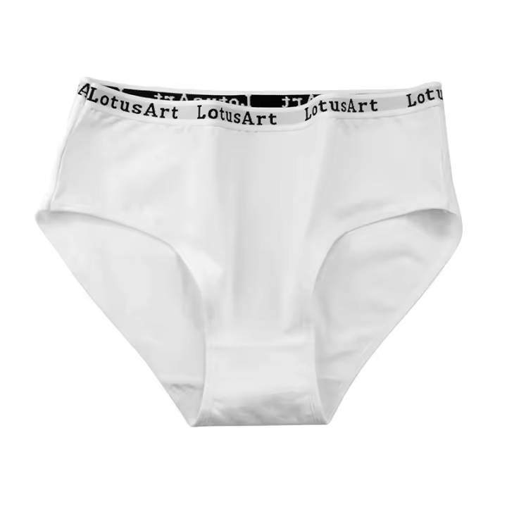 Calzoncillos de algodón de cintura media y alta para mujer, ropa interior de gran tamaño, transfronteriza al por mayor - 1