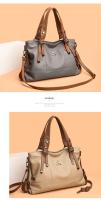 Bolsos De cuero suave para mujer, bolso de hombro Vintage, bolso de diseñador de lujo, monedero de gran capacidad, nuevas marcas - details 6