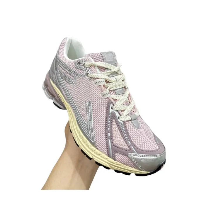 2025 Verano Nuevos Clásicos Retro Ocio Deportes Zapatos para Correr Combinación de Cuero Material Superior de Tela de Malla Zapatos Deportivos GUAN-1180-136 - 1