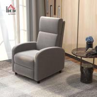 Sillón Relajable Manual Almohada de Lino Sintético Respaldar Alto Carga de 120kg - details 1