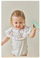 Babero de gasa de algodón de bambú para bebés y niños, Baberos para comer, espesamiento impermeable giratorio multicapa - details 14