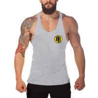 Japanese Anime Turtle Script Printed Bodybuilding Stringer Tank Tops Mens Cotton Y Back Fitness Gym Clothing Muscle Singlets - details 6
