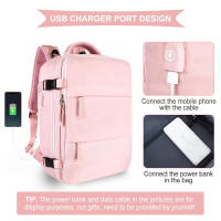 Mochila de Viaje para Mujer, Gran Capacidad, Impermeable, informal, Deportes al Aire Libre, para Portátil y Cuad - details 10