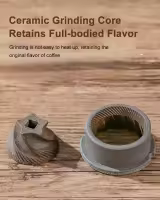 Molinillo de Café Eléctrico USB Inalámbrico Profesional Cartucho de Cerámica para Moler Café en Grano Molino Máquina de Café Portátil Accesorios - details 5