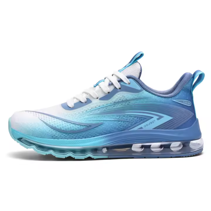 Nueva primavera y verano de los hombres de malla zapatos deportivos cojín de aire extra grande tamaño deportes resistente al desgaste casual moda versátil - 1