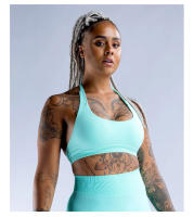 Sujetador deportivo de impacto para mujer, ropa interior de LICRA sin costuras, elástica, transpirable, mejora el pecho, ocio - details 4