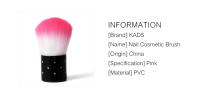 KADS-cepillo para limpieza de uñas, herramienta de Arte de uñas, color rosa - details 1