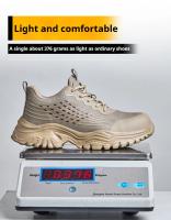 Zapatos de Seguridad Inflexibles Punta de Acero, Botas de Trabajo Anti-Golpes y Anti-Pinchazos, Zapatos Protectores Bajos con Aislamiento para Soldador de 6KV Zapatillas de Moda para Hombres - details 10
