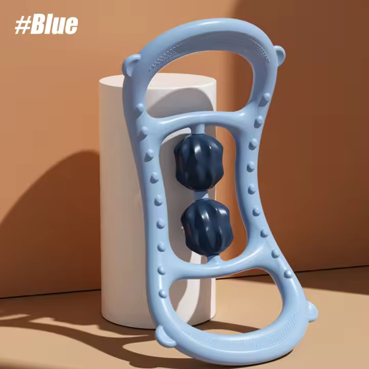 Rodillo masajeador redondo para cintura, anillo para músculos abdominales, Clip para pierna, tubo de estufa para limpiar los meridianos, herramientas portátiles de masaje para celulitis - 1