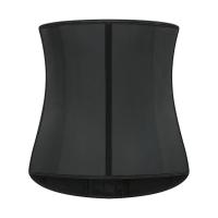 Faja de goma de látex 100% con hueso de acero para mujer, corsés de entrenamiento de cintura, moldeador de cuerpo de reloj de arena, faja de cintura larga para Torso, pérdida de peso - details 3