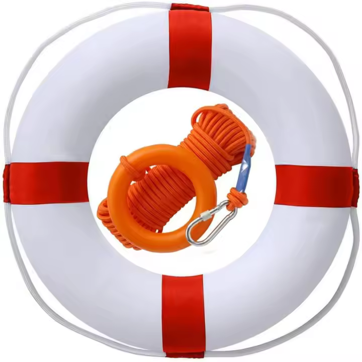 Life-anillo salvavidas con agua flotante, cuerda de espuma para nadar, boya de seguridad para piscina, anillo de lanzamiento, rescate - 1