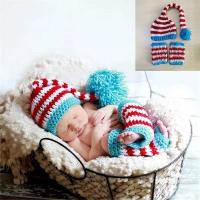 Conjunto de Foto de Bebé Recién Nacido Gorros de Tela Envoltura, 2 Piezas - details 5