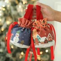 Regalo Candy Santa Claus Muñeco de nieve Bolsa Navidad Decoración del hogar 2 piezas - details 2