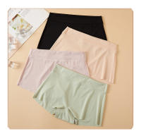Bragas cortas de seda para mujer sin costuras Pantalones de nylon para niñas y niños Ropa interior femenina de verano Boxers transpirables - details 22