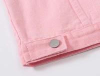 Chaleco vaquero para mujer, chaqueta, ropa informal de moda retro para primavera y otoño, elegante sin mangas - details 6