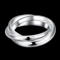 Andara Anillo de Plata Esterlina  Diseño de Tres Circuitos Ideal para Mujeres - details 4