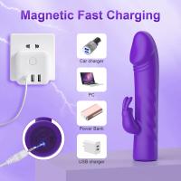 Potente vibrador de conejo para mujer, estimulador de clítoris, consolador de punto G, masajeador vaginal, masturbación femenina, Juguetes sexuales para adultos - details 5