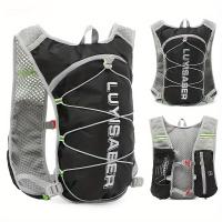 Mochila de hidratación ligera para maratón unisex - Mochila de ciclismo duradera de nailon con bolsillo de utilidad con cremallera para senderismo al aire libre y viajes, mochila de ciclismo - details 0