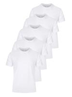 Camisetas de algodón cómodas y sólidas para hombre, camisetas informales transpirables de manga corta para uso diario en verano, 5 uds. - details 120