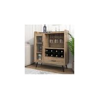 Estantería de Cocina con 3 Estantes y Cesta Metálica, Mesa Auxiliar de Cocina con Estantes Soporte de Microondas con Ganchos, 90 x 40 x 83 cm - details 11