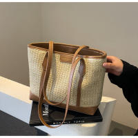 Bolso Grande de Paja Tejido Bolso de Playa de Vacaciones Casual para Mujeres - details 10