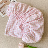 Sábana Ajustable de Cuadros Cubierta de Cama Amigable con la Piel Elástica para Chasco de Niñas y Niños Sin Funda de Almohada - details 10
