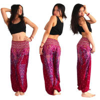 Hombres Mujeres Casual Suelto Hippy Pantalones - details 59