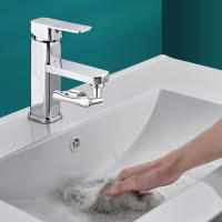 Aireador de Metal giratorio de 1080 ° para grifo de cocina, boquilla giratoria, adaptador de filtro de salpicaduras, extensor de grifo de baño, burbujeador - details 4